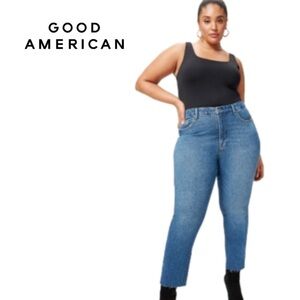 Good American Good Classic Raw Hem Jean